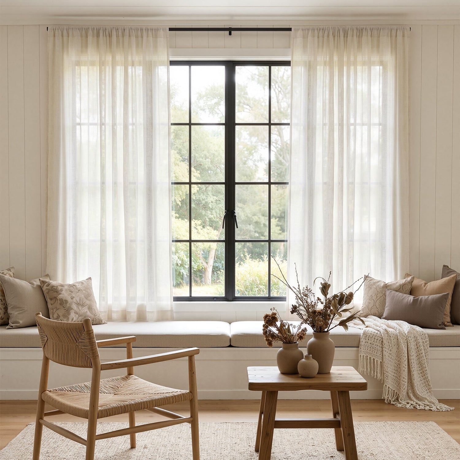 Sheer Linen Drapes and Semi Sheer Curtains: The Perfect Balance of Light and Privacy for UK Homes