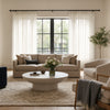 Mira Linen Look Sheer Curtain